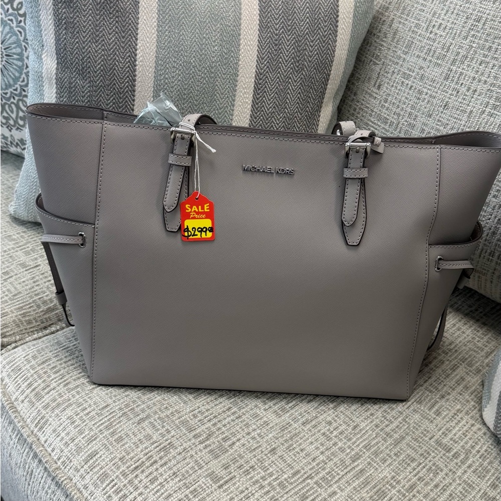 Michael Kors Charcoal Tote Bag